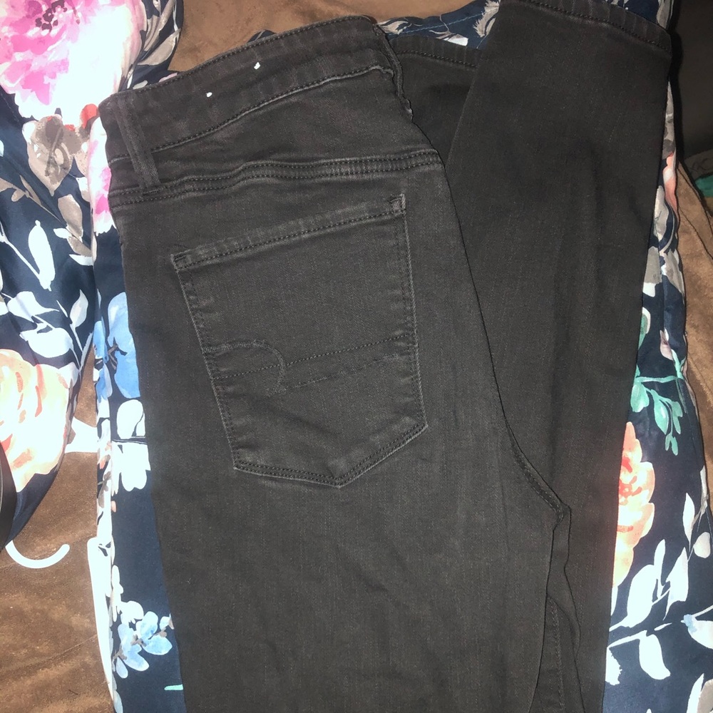 Black American eagle jeans